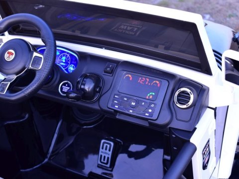 JEEP BUGGY POLICJA MEGA KOŁA Z AMORTYZATORAMI PILOT 4X4, PANEL, PRZESUWANE SIEDZENIE, /SX-1719 JEEP BUGGY POLICJA MEGA KOŁA Z AMORTYZATORAMI PILOT 4X4, PANEL, PRZESUWANE SIEDZENIE, /SX-1719