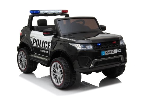 JEEP POLICJA 4X4, 2x12V Z AMORTYZATORAMI, PILOT, REDUKTOR/ XMX-601 JEEP POLICJA 4X4, 2x12V Z AMORTYZATORAMI, PILOT, REDUKTOR/ XMX-601