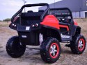 MERCEDES BENZ UNIMOG 4X4,12V14AH, AMORTYZATORY, MIĘKKIE KOŁA, MP4, SUPER OPCJA/UNIMOG