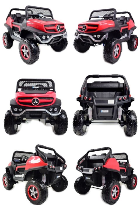 MERCEDES BENZ UNIMOG 4X4,12V14AH, AMORTYZATORY, MIĘKKIE KOŁA, MP4, SUPER OPCJA/UNIMOG MERCEDES BENZ UNIMOG 4X4,12V14AH, AMORTYZATORY, MIĘKKIE KOŁA, MP4, SUPER OPCJA/UNIMOG