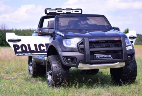 FORD RANGER F150RP POLICJA LICENCJA, MIĘKKIE KOŁA EVA, MIĘKKIE SIEDZENIE, WOLNY START, KLUCZYK FULL OPCJA 12V
