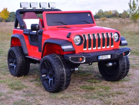 MEGA DZIP DLA 2 DZIECI, 4X4, FUNKCJA BUJANIA, AMORTYZATORY, KIERUNKOWSKAZY,KONTROLKI W KOKPICIE/LT518