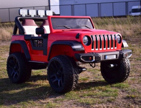 MEGA DZIP DLA 2 DZIECI, 4X4, FUNKCJA BUJANIA, AMORTYZATORY, KIERUNKOWSKAZY,KONTROLKI W KOKPICIE/LT518