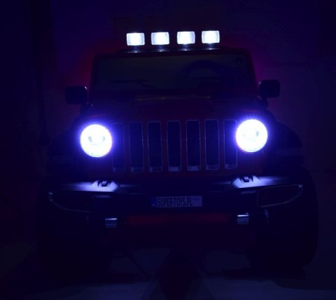 MEGA DZIP DLA 2 DZIECI, 4X4, FUNKCJA BUJANIA, AMORTYZATORY, KIERUNKOWSKAZY,KONTROLKI W KOKPICIE/LT518