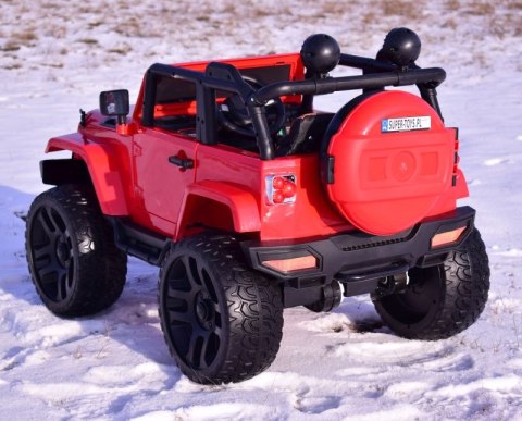 MEGA JEEP 4X4, MIĘKKIE KOŁA, MIĘKKIE SIEDZENIE, FUNKCJA BUJANIA SUPER HIT/LT828 MEGA JEEP 4X4, MIĘKKIE KOŁA, MIĘKKIE SIEDZENIE, FUNKCJA BUJANIA SUPER HIT/LT828