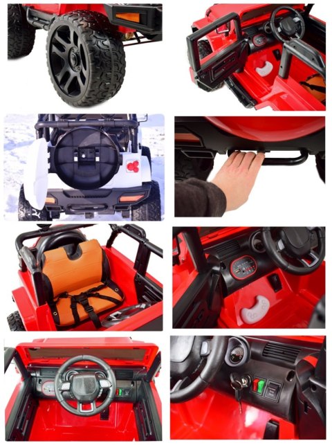 MEGA JEEP 4X4, MIĘKKIE KOŁA, MIĘKKIE SIEDZENIE, FUNKCJA BUJANIA SUPER HIT/LT828 MEGA JEEP 4X4, MIĘKKIE KOŁA, MIĘKKIE SIEDZENIE, FUNKCJA BUJANIA SUPER HIT/LT828
