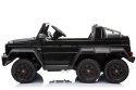 MEGA POJAZD- ORYGINALNY MERCEDES G63, NAPĘD 6X6, MIĘKKIE KOŁA, MIĘKKIE SIEDZENIE, SIEDZENIE DLA RODZICA, 12V 14AH/SX-1888