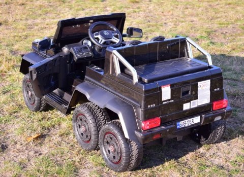 MEGA POJAZD- ORYGINALNY MERCEDES G63, NAPĘD 6X6, MIĘKKIE KOŁA, MIĘKKIE SIEDZENIE, SIEDZENIE DLA RODZICA, 12V 14AH/SX-1888 MEGA POJAZD- ORYGINALNY MERCEDES G63, NAPĘD 6X6, MIĘKKIE KOŁA, MIĘKKIE SIEDZENIE, SIEDZENIE DLA RODZICA, 12V 14AH/SX-1888