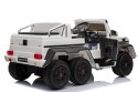 MEGA POJAZD- ORYGINALNY MERCEDES G63, NAPĘD 6X6, MIĘKKIE KOŁA, MIĘKKIE SIEDZENIE, SIEDZENIE DLA RODZICA, 12v14AH/SX-1888