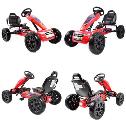 GOKART NA PEDAŁY LICENCJA FORD KOŁA EVA JAKOŚĆ /DK-G01-PEDAŁY GOKART NA PEDAŁY LICENCJA FORD KOŁA EVA JAKOŚĆ /DK-G01-PEDAŁY