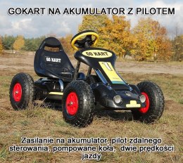 Gokart na akumulator sterowany pilotem pompowane koła /PB9788