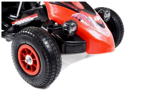Gokart na akumulator sterowany pilotem, wolny start, hamulec, pompowane koła /TL5388 Gokart na akumulator sterowany pilotem, wolny start, hamulec, pompowane koła /TL5388