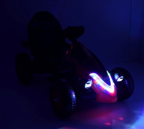 Gokart na akumulator sterowany pilotem, wolny start, hamulec, pompowane koła /TL5388 Gokart na akumulator sterowany pilotem, wolny start, hamulec, pompowane koła /TL5388