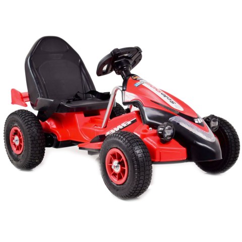 Gokart na akumulator sterowany pilotem, wolny start, hamulec, pompowane koła /TL5388 Gokart na akumulator sterowany pilotem, wolny start, hamulec, pompowane koła /TL5388