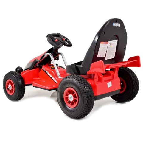 Gokart na akumulator sterowany pilotem, wolny start, hamulec, pompowane koła /TL5388 Gokart na akumulator sterowany pilotem, wolny start, hamulec, pompowane koła /TL5388