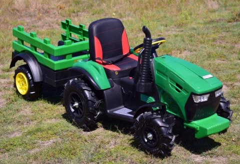 MEGA TRAKTOR Z PRZYCZEPĄ, KOŁA POMPOWANE, MIĘKKIE SIEDZENIE, PILOT, NOWOCZESNY PANEL, FUNKCJA BUJANIA/TT990D MEGA TRAKTOR Z PRZYCZEPĄ, KOŁA POMPOWANE, MIĘKKIE SIEDZENIE, PILOT, NOWOCZESNY PANEL, FUNKCJA BUJANIA/TT990D