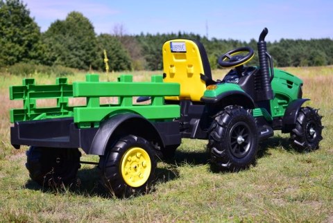MEGA TRAKTOR Z PRZYCZEPĄ, KOŁA POMPOWANE, MIĘKKIE SIEDZENIE, PILOT, NOWOCZESNY PANEL, FUNKCJA BUJANIA/TT990D MEGA TRAKTOR Z PRZYCZEPĄ, KOŁA POMPOWANE, MIĘKKIE SIEDZENIE, PILOT, NOWOCZESNY PANEL, FUNKCJA BUJANIA/TT990D