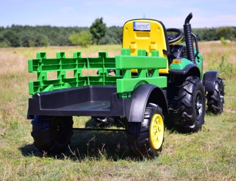 MEGA TRAKTOR Z PRZYCZEPĄ, KOŁA POMPOWANE, MIĘKKIE SIEDZENIE, PILOT, NOWOCZESNY PANEL, FUNKCJA BUJANIA/TT990D MEGA TRAKTOR Z PRZYCZEPĄ, KOŁA POMPOWANE, MIĘKKIE SIEDZENIE, PILOT, NOWOCZESNY PANEL, FUNKCJA BUJANIA/TT990D