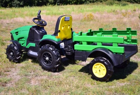 MEGA TRAKTOR Z PRZYCZEPĄ, KOŁA POMPOWANE, MIĘKKIE SIEDZENIE, PILOT, NOWOCZESNY PANEL, FUNKCJA BUJANIA/TT990D MEGA TRAKTOR Z PRZYCZEPĄ, KOŁA POMPOWANE, MIĘKKIE SIEDZENIE, PILOT, NOWOCZESNY PANEL, FUNKCJA BUJANIA/TT990D