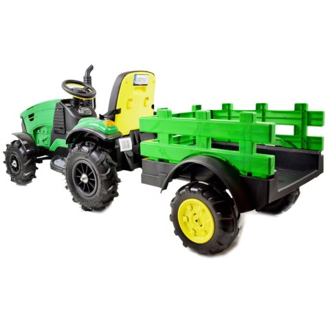MEGA TRAKTOR Z PRZYCZEPĄ, KOŁA POMPOWANE, MIĘKKIE SIEDZENIE, PILOT, NOWOCZESNY PANEL, FUNKCJA BUJANIA/TT990D MEGA TRAKTOR Z PRZYCZEPĄ, KOŁA POMPOWANE, MIĘKKIE SIEDZENIE, PILOT, NOWOCZESNY PANEL, FUNKCJA BUJANIA/TT990D