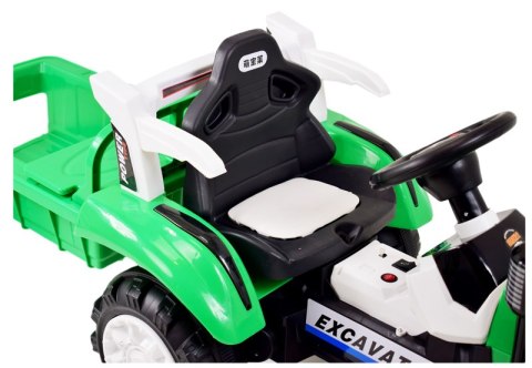 TRAKTOR NA AKUMULATOR Z PRZYCZEPĄ, MIĘKKIE SIEDZENIE,/698-RC TRAKTOR NA AKUMULATOR Z PRZYCZEPĄ, MIĘKKIE SIEDZENIE,/698-RC
