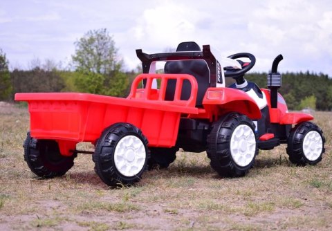 TRAKTOR NA AKUMULATOR Z PRZYCZEPĄ, MIĘKKIE SIEDZENIE,/698 TRAKTOR NA AKUMULATOR Z PRZYCZEPĄ, MIĘKKIE SIEDZENIE,/698