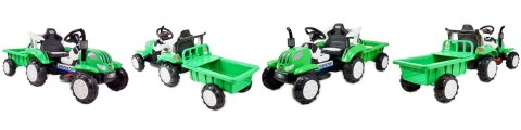 TRAKTOR NA AKUMULATOR Z PRZYCZEPĄ, MIĘKKIE SIEDZENIE,/698 TRAKTOR NA AKUMULATOR Z PRZYCZEPĄ, MIĘKKIE SIEDZENIE,/698