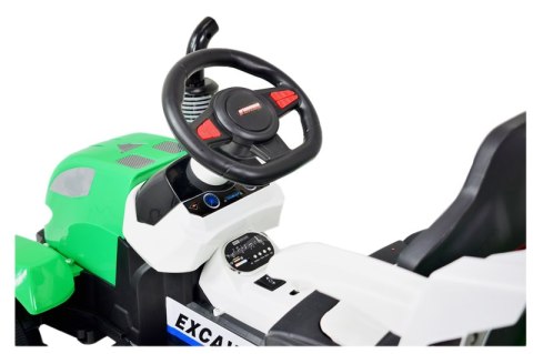 TRAKTOR NA AKUMULATOR Z PRZYCZEPĄ, MIĘKKIE SIEDZENIE,/698 TRAKTOR NA AKUMULATOR Z PRZYCZEPĄ, MIĘKKIE SIEDZENIE,/698