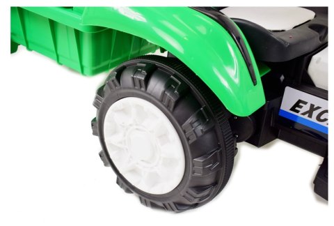 TRAKTOR NA AKUMULATOR Z PRZYCZEPĄ, MIĘKKIE SIEDZENIE,/698 TRAKTOR NA AKUMULATOR Z PRZYCZEPĄ, MIĘKKIE SIEDZENIE,/698