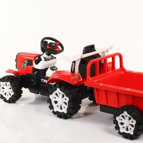 TRAKTOR NA AKUMULATOR Z PRZYCZEPĄ, MIĘKKIE SIEDZENIE, PILOT/HSD6601-RC TRAKTOR NA AKUMULATOR Z PRZYCZEPĄ, MIĘKKIE SIEDZENIE, PILOT/HSD6601-RC