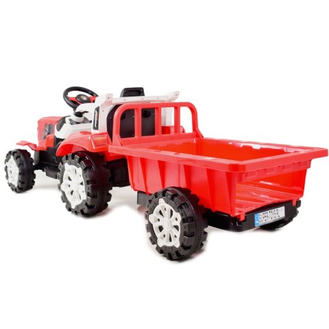 TRAKTOR NA AKUMULATOR Z PRZYCZEPĄ, MIĘKKIE SIEDZENIE, PILOT/HSD6601-RC TRAKTOR NA AKUMULATOR Z PRZYCZEPĄ, MIĘKKIE SIEDZENIE, PILOT/HSD6601-RC