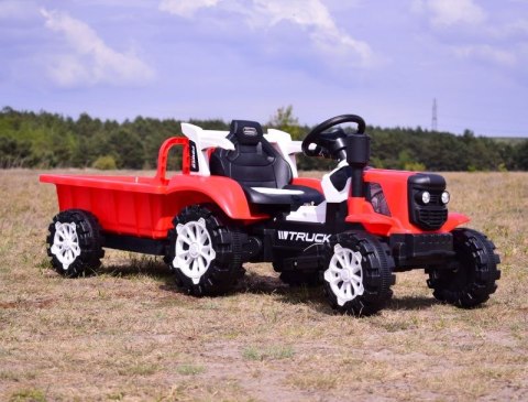TRAKTOR NA AKUMULATOR Z PRZYCZEPĄ, MIĘKKIE SIEDZENIE, PILOT/HSD6601-RC TRAKTOR NA AKUMULATOR Z PRZYCZEPĄ, MIĘKKIE SIEDZENIE, PILOT/HSD6601-RC