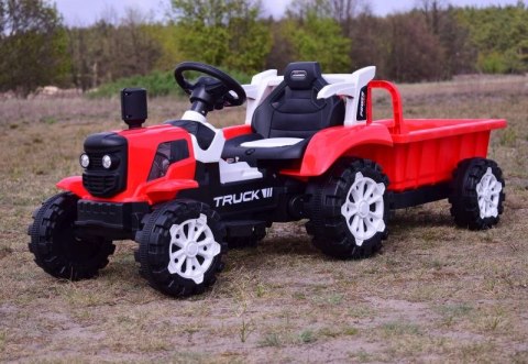 TRAKTOR NA AKUMULATOR Z PRZYCZEPĄ, MIĘKKIE SIEDZENIE, PILOT/HSD6601-RC TRAKTOR NA AKUMULATOR Z PRZYCZEPĄ, MIĘKKIE SIEDZENIE, PILOT/HSD6601-RC