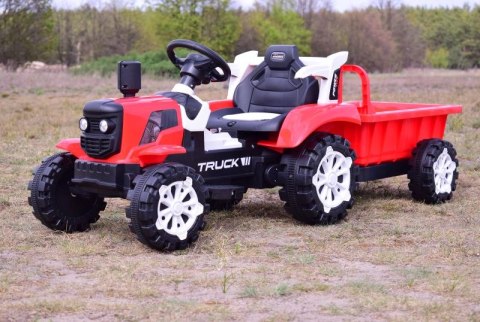 TRAKTOR NA AKUMULATOR Z PRZYCZEPĄ, MIĘKKIE SIEDZENIE, PILOT/HSD6601-RC TRAKTOR NA AKUMULATOR Z PRZYCZEPĄ, MIĘKKIE SIEDZENIE, PILOT/HSD6601-RC