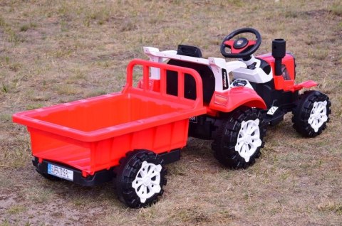 TRAKTOR NA AKUMULATOR Z PRZYCZEPĄ, MIĘKKIE SIEDZENIE, PILOT/HSD6601-RC TRAKTOR NA AKUMULATOR Z PRZYCZEPĄ, MIĘKKIE SIEDZENIE, PILOT/HSD6601-RC