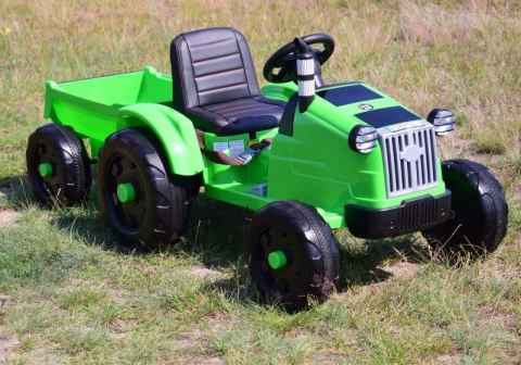 TRAKTOR NA AKUMULATOR Z PRZYCZEPĄ , PILOTEM, MIĘKKIE SIEDZENIE, PASY/CH9959 TRAKTOR NA AKUMULATOR Z PRZYCZEPĄ , PILOTEM, MIĘKKIE SIEDZENIE, PASY/CH9959