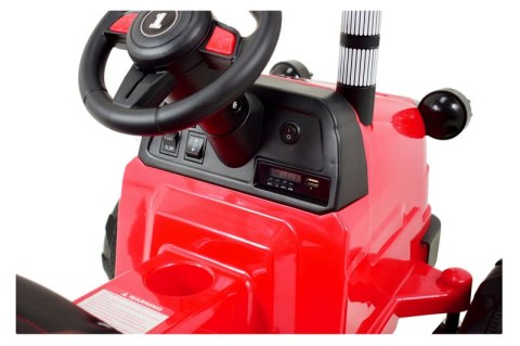 TRAKTOR NA AKUMULATOR Z PRZYCZEPĄ , PILOTEM, MIĘKKIE SIEDZENIE, PASY/CH9959 TRAKTOR NA AKUMULATOR Z PRZYCZEPĄ , PILOTEM, MIĘKKIE SIEDZENIE, PASY/CH9959