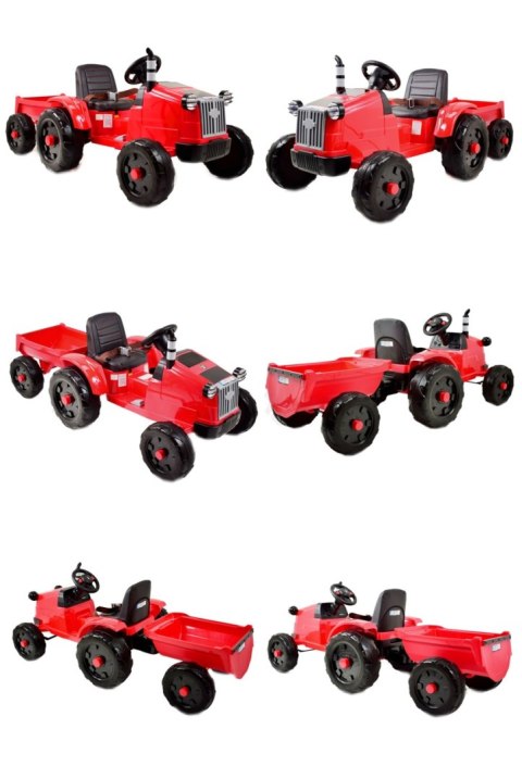 TRAKTOR NA AKUMULATOR Z PRZYCZEPĄ , PILOTEM, MIĘKKIE SIEDZENIE, PASY/CH9959 TRAKTOR NA AKUMULATOR Z PRZYCZEPĄ , PILOTEM, MIĘKKIE SIEDZENIE, PASY/CH9959
