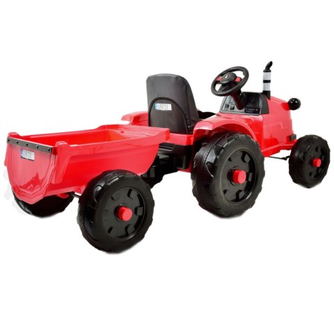 TRAKTOR NA AKUMULATOR Z PRZYCZEPĄ , PILOTEM, MIĘKKIE SIEDZENIE, PASY/CH9959 TRAKTOR NA AKUMULATOR Z PRZYCZEPĄ , PILOTEM, MIĘKKIE SIEDZENIE, PASY/CH9959