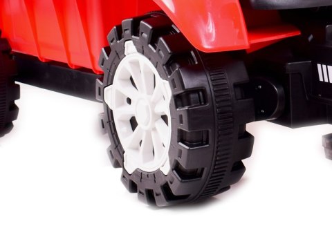 TRAKTOR NA AKUMULATOR ZIELONY Z PRZYCZEPĄ + MOŻDZIERZ, MIĘKKIE SIEDZENIE,PILOT/HSD6606 TRAKTOR NA AKUMULATOR ZIELONY Z PRZYCZEPĄ + MOŻDZIERZ, MIĘKKIE SIEDZENIE,PILOT/HSD6606