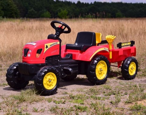 TRAKTOR NA PEDAŁY Z PRZYCZEPĄ I AKCESORIAMI/TR3001 TRAKTOR NA PEDAŁY Z PRZYCZEPĄ I AKCESORIAMI/TR3001