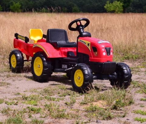 TRAKTOR NA PEDAŁY Z PRZYCZEPĄ I AKCESORIAMI/TR3001 TRAKTOR NA PEDAŁY Z PRZYCZEPĄ I AKCESORIAMI/TR3001