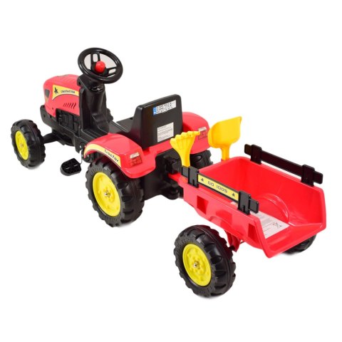 TRAKTOR NA PEDAŁY Z PRZYCZEPĄ I AKCESORIAMI/TR3001 TRAKTOR NA PEDAŁY Z PRZYCZEPĄ I AKCESORIAMI/TR3001