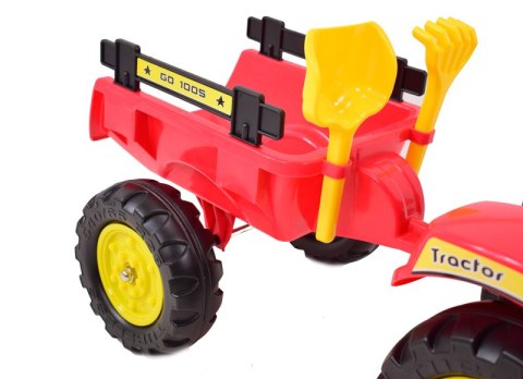 TRAKTOR NA PEDAŁY Z PRZYCZEPĄ I AKCESORIAMI/TR3001 TRAKTOR NA PEDAŁY Z PRZYCZEPĄ I AKCESORIAMI/TR3001