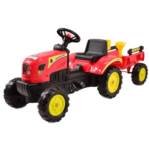 TRAKTOR NA PEDAŁY Z PRZYCZEPĄ I AKCESORIAMI/TR3001 TRAKTOR NA PEDAŁY Z PRZYCZEPĄ I AKCESORIAMI/TR3001