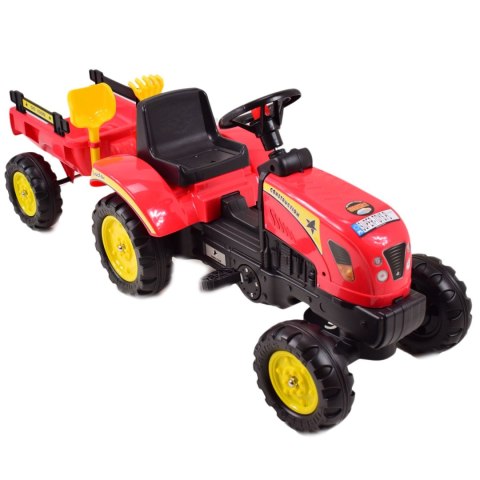 TRAKTOR NA PEDAŁY Z PRZYCZEPĄ I AKCESORIAMI/TR3001 TRAKTOR NA PEDAŁY Z PRZYCZEPĄ I AKCESORIAMI/TR3001