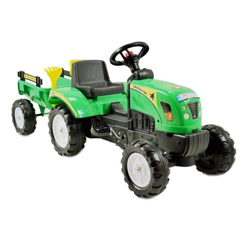 TRAKTOR NA PEDAŁY Z PRZYCZEPĄ I AKCESORIAMI/TR3001 TRAKTOR NA PEDAŁY Z PRZYCZEPĄ I AKCESORIAMI/TR3001