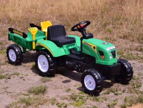 TRAKTOR NA PEDAŁY Z PRZYCZEPĄ I AKCESORIAMI/TR3001 TRAKTOR NA PEDAŁY Z PRZYCZEPĄ I AKCESORIAMI/TR3001