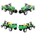 TRAKTOR NA PEDAŁY Z PRZYCZEPĄ I AKCESORIAMI/TR3001