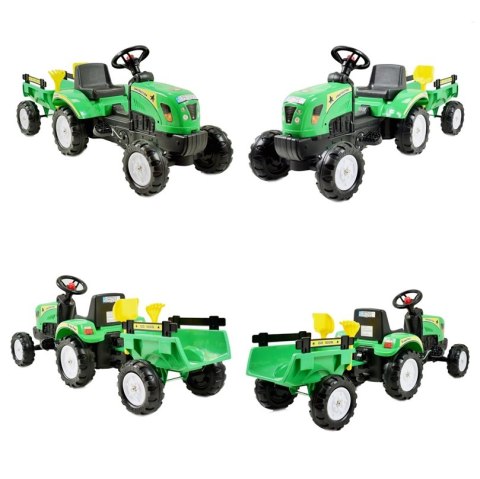 TRAKTOR NA PEDAŁY Z PRZYCZEPĄ I AKCESORIAMI/TR3001 TRAKTOR NA PEDAŁY Z PRZYCZEPĄ I AKCESORIAMI/TR3001